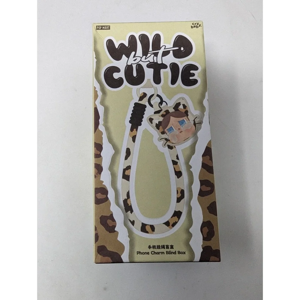 *Neon Cutie* Authentic CRYBABY Wild but Cutie Phone Charm Pop Mart‎ Open New